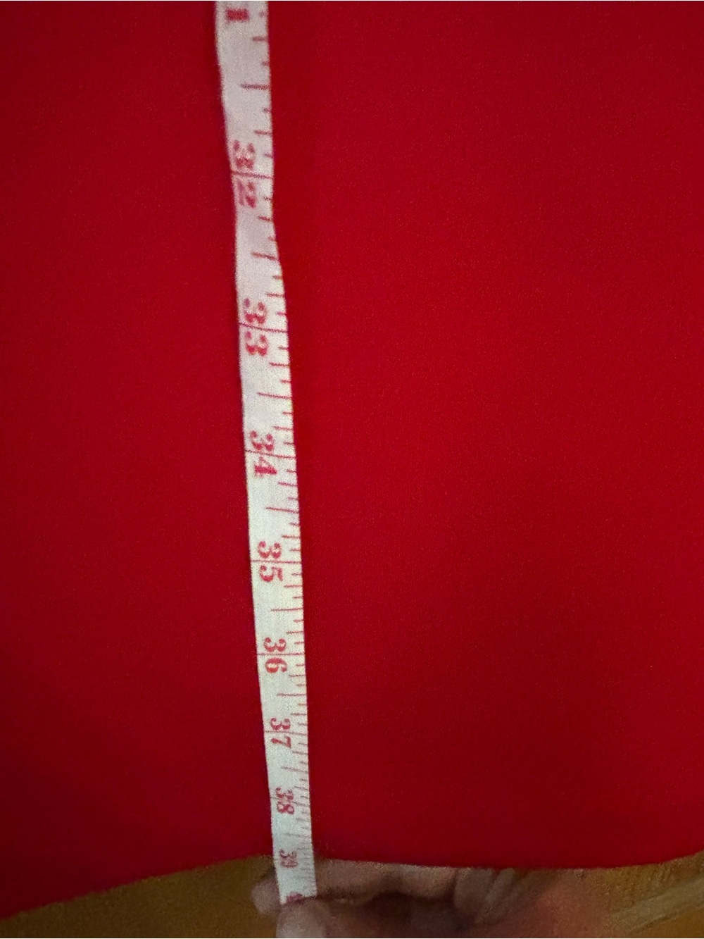 NWOT Calvin Klein Red Sleeveless Sheath Dress Gold Grommet Neckline size 12 - Picture 8 of 8